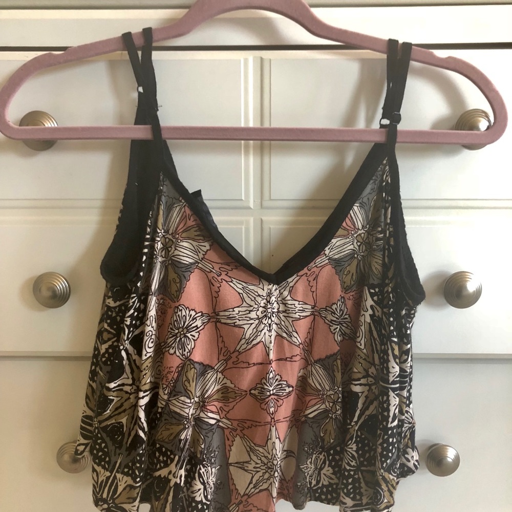 Multi colored crop top